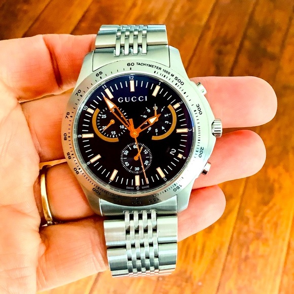 Mens GUCCI watch BIG and BEAUTIFUL 🔥🔥🔥 - Picture 1 of 16